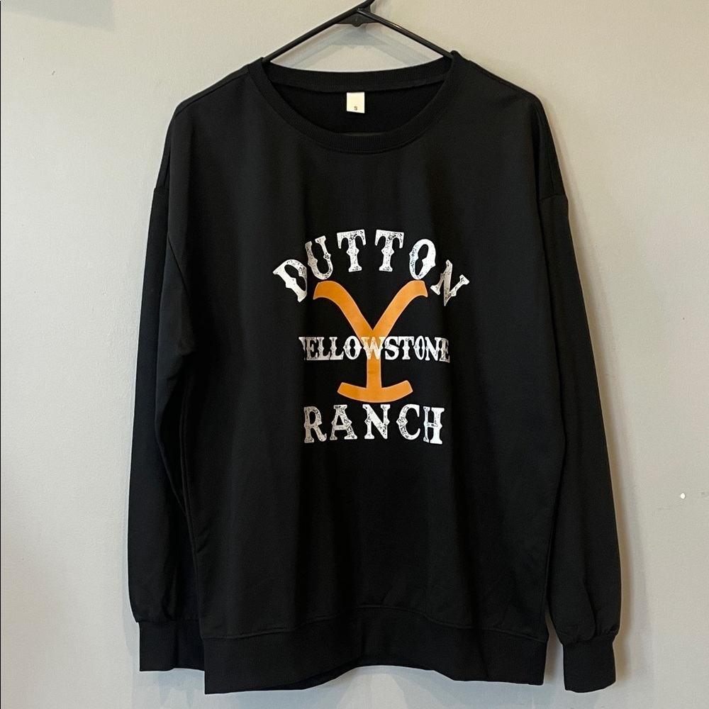 Dutton Ranch Black Sweatshirt like new men’s small